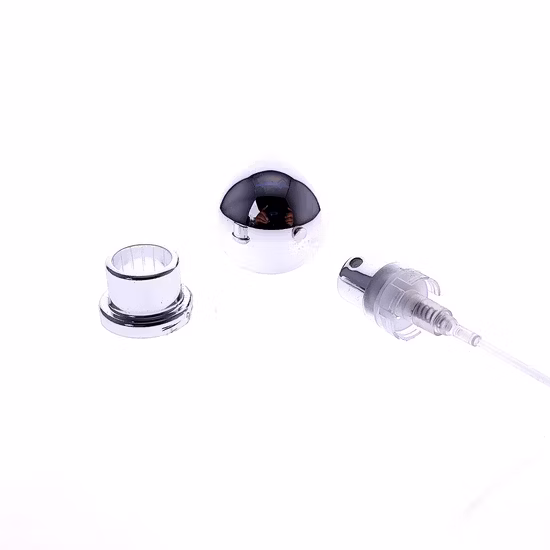 50 ml Zylindrische Glasparfümflasche Spot Einfache Plastikkarte Pumpenkopf Stufe ABS Parfümdeckel